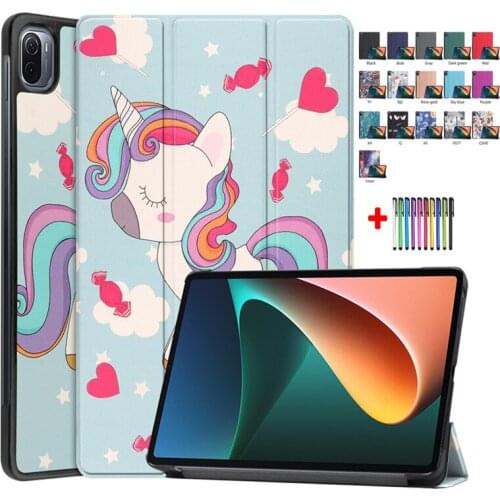 Smart Tablet Case For Xiaomi Pad 5 Pro Cover 11.0 2021 Funda For Xiaomi Mi Pad 5 Case 11 inch For Xiaomi Mipad5 2021 Coque Etui