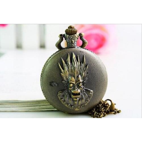 10 pcs /lot Vintage bronze Classic quartz World of warcraft antique Pocket watch necklace pendant