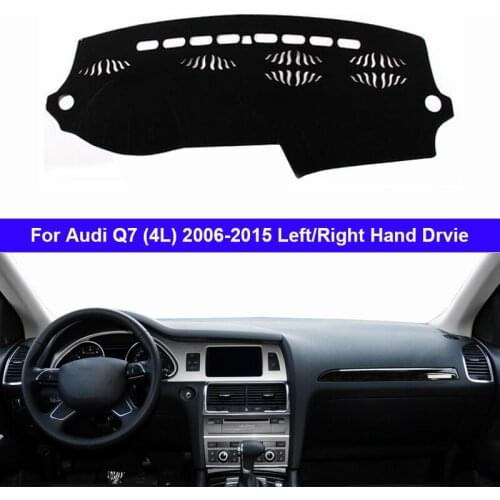 Car Inner Dashboard Cover Dash Mat Carpet For Audi Q7 4L 2006 - 2015 LHD RHD 2 Layers Sunshade 2014 2013 2012 2011 2010 2009