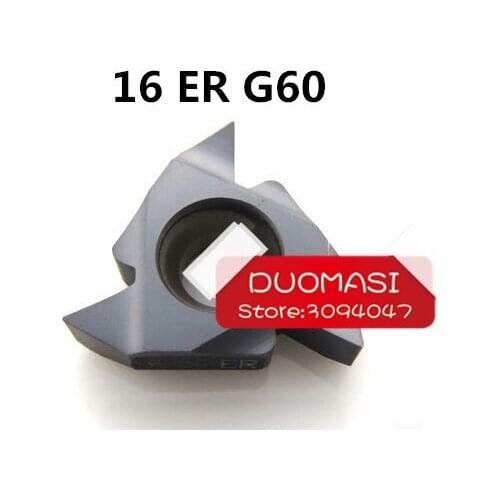 16 ER G 60 ,Indexable Tungsten Carbide Threading Lathe Inserts for Threaded Lathe Holder,thread turning tool holders