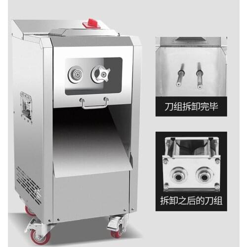 2000W Vertical meat cutter for fresh meat vegetable slices cut silk Stainless steel meat slicer