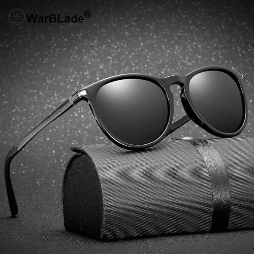2018 Classic Vintage Polarized Sunglasses Men Women Mirrored Reflective Lens UV400 Sun Glasses Female Glasses Summer Goggles