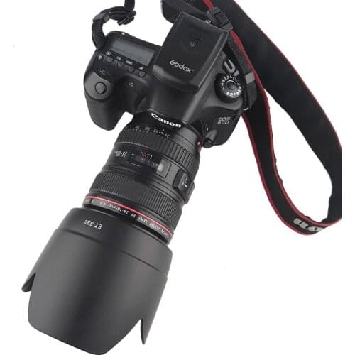 Camera Lens Hood Bayonet Mount Fit for Canon EF 24-105mm f/4L IS USM 77mm Filter Lens (Incompatible with Full-Frame DSLR)