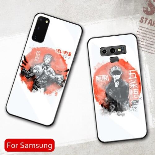 Jujutsu Kaisen Case For Samsung A50 A60 A70 A31 A51 A71 A81 A91 4G 5G A50S A70S M40 M80S coque glass Bumper