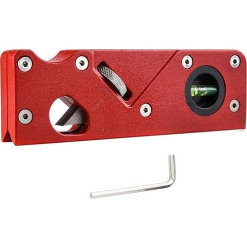ABSF Woodworking Edge Corner Planer Chamfering Trimming Block Planer DIY Metal Manual Wood Tool with Wrench