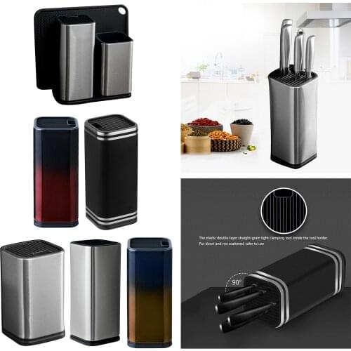 Kitchen Knife Rack Holder Slot Stand Storage Organizer for Home