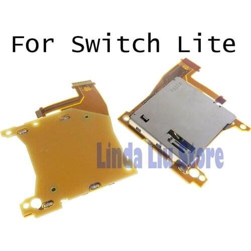 1pc Original For Nintend NS Switch lite Game Console Game Card slot with headset motherboard PCB Replacement repair parts
