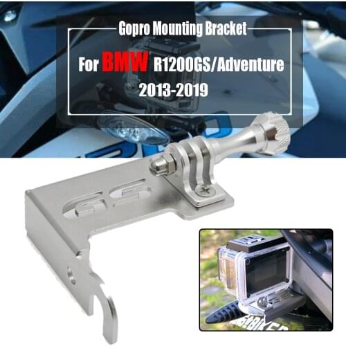 For BMW R1200GS R1200GS LC ADV Adventure 2013-2019 Motorcycle CNC Gopro Mounting Bracket Camera Front Left Mount Support Holder