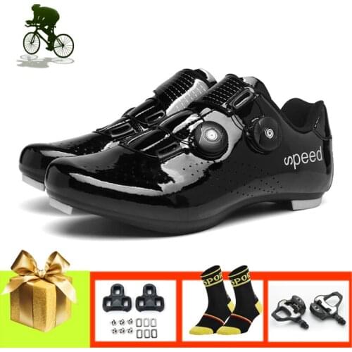 Cycling Shoes Road Racing Bicycle Male Sneakers Men Women Breathable Self-locking Outdoor Sport Reflective Bike Road Shoes