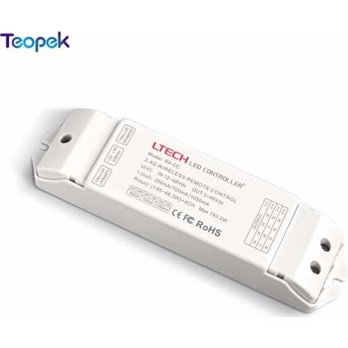 LTECH R4-CC constant current receiver DMX512 decoder led controller dmx signal driver 2.4G wireless led dimmer