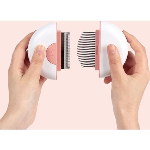 Pet Cat Dog Massage Comb Hair Removal Open Knot Brush Stainless Steel Remove For Puppy Grooming Daily Clean