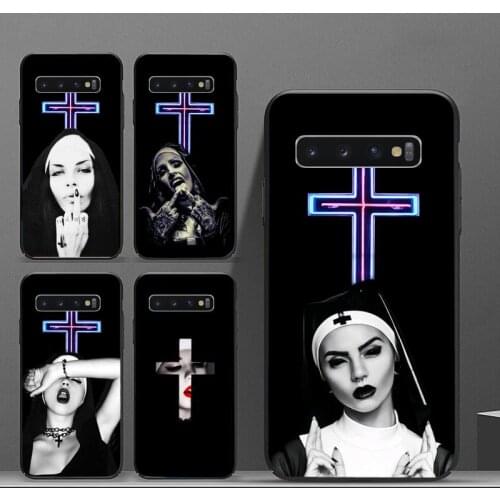 Sister Nun Phone Case For Samsung A50 A51 A71 A20E A20S S10 S20 S21 S30 Plus ultra 5G M11 funda shell