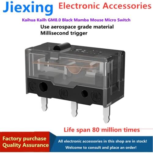 Kaihua Kailh GM8.0 black Mamba mouse micro switch esports game Logitech Razer micro switch