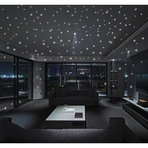 407Pcs Round Dots Wall Stickers Night Luminous Star Decal Kids Room Home Decoration Wall Stickers Hot home decor