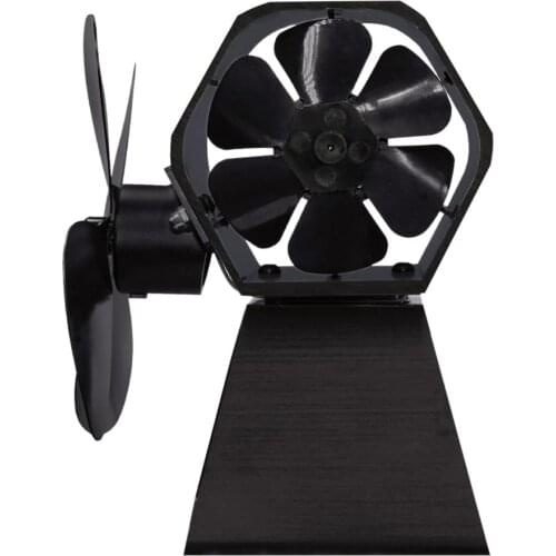 New High Quality 4 Blade Thermal Power Fireplace Fan Heat Powered Wood Stove Fan for indoor