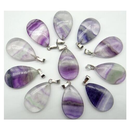 Natural stone Opal Turquoises tiger eye lapis Quartz Crystal Teardrop pendants for diy jewelry making necklace Accessories24pcs