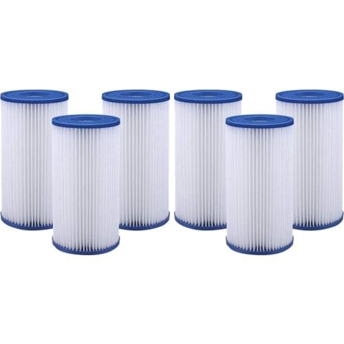 6-Pieces A or C Replacement Swimming Pool Filter elements is Compatible with Intex 29000E/59900E Simple Swimming Pool