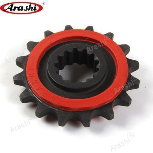 Arashi 16T 525 Pitch Steel Front Sprocket For HONDA CRF1000 Africa Twin DCT 2016 2017 2018 2019 Rubber Cushioned Chain Sprocket
