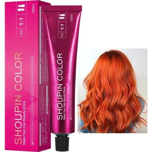 100ml Semi Permanent Hair Coloring Dye Wax Hair Coloring CreamNon-Toxic Hair Color Cream DIY Hair Styling For Men Women
