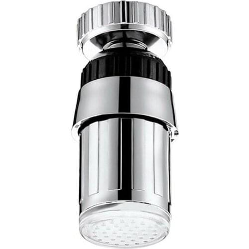 Zhangji Bathroom Temperature Control 3 Color Water Water Shower Saving Tap Kitchen Led Aerator light Aerator Light Power Fa W2S9