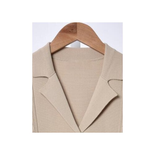 Women Dress Spring and Summer New Lady Sleeveless Slim Waist Waist Wave Knitting Dress