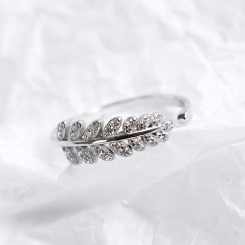 Boho Crystal Leaf Rings For Women Wedding Vintage Finger Ring Knuckle Female Bohemian Charm Jewelry Gifts