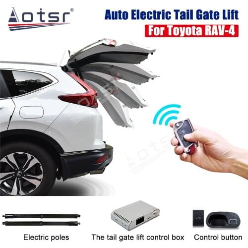 Auto Electric Tail Gate Lift For Toyota RAV4 2013-2018 One Foot Activated Feature With Remote Control Drive Seat Button Control
