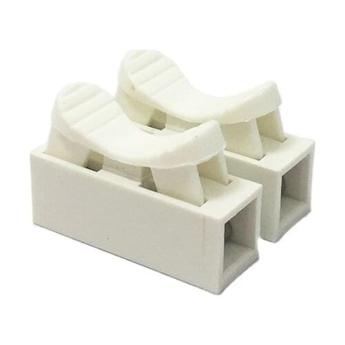 50pcs/lot white Quick Splice Crimp Terminal Press Type Wire Connector For 0.5-2.5 Wire