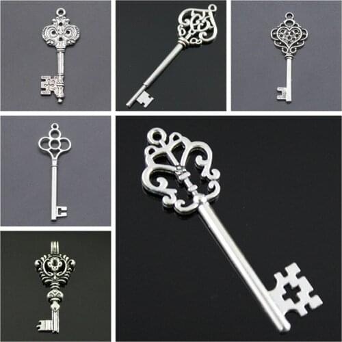 Malzahar Four-Leaf Keys Charms diy jewelry bracelet charms for jewelry making kit accessories
