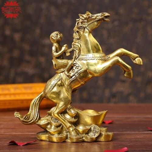 Fenghou immediately switch copper ornaments. Transportation prosperous business Home Furnishing monkey ornaments
