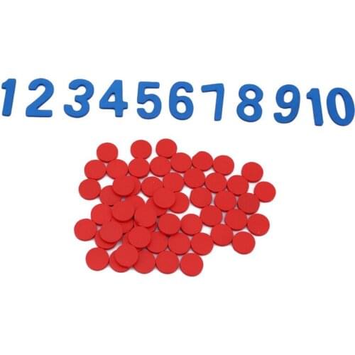 Hot Wood Number 1-10 Kids Montessori Mathematics Toy Baby Numbers Numeral Learning Educational Toy Perfect Gifts For Kids