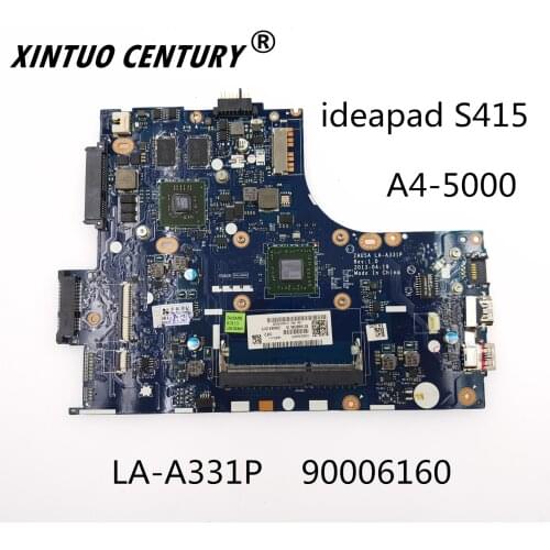 LA-A331P For Lenovo ideapad S415 portátil placa-mãe FRU: 90006160 A4-5000 216-0856050 DDR3L 100% test