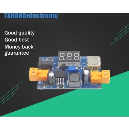 LM2596 DC-DC step-down converter step-down power module + LED voltmeter output 1.25-37V diy electronic accessories kit l