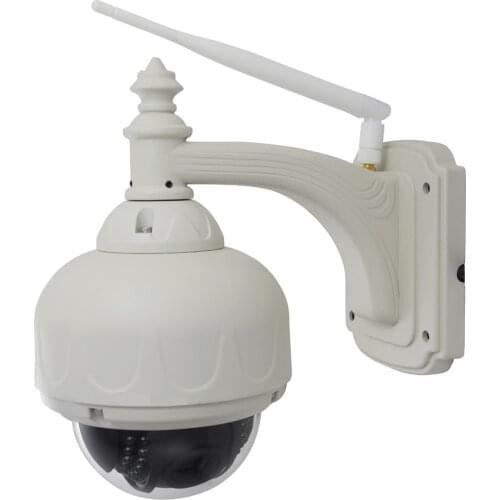 720P Mini Outdoor Waterproof Speed Dome IP Camera with 4X Optical Zoom & ONVIF 2.4 Protocol & Dual IR-Cut Filter