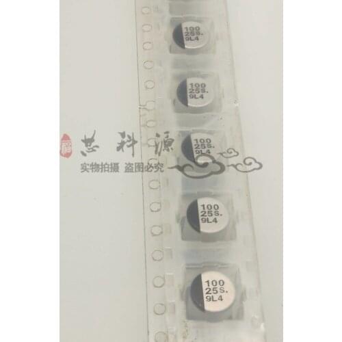 Original new 100% EEE1EA101XP SMD aluminum electrolytic capacitor 25V100UF 6.3*7.7 6.3X7.7 100UF 25V (Inductor)