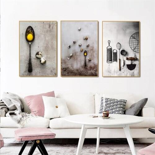 Nordic Modern Style Kitchen Utensils And Appliances Posters Art Canvas Pictures For Living Room Home Decor Painting Unframed