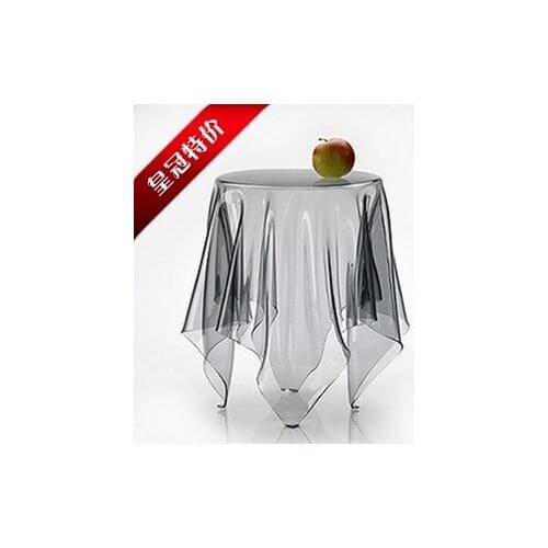 Soft glass table cloth transparent tablecloth table mat waterproof disposable dining table cloth crystal plate pvc