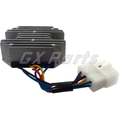 12V Regulator Rectifier 6 Wire 15351-64600 15351-64601 For Kubota Grasshopper 1822D 718D 721D 721G
