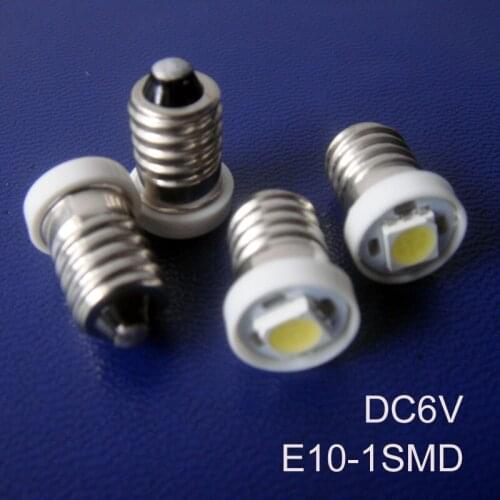 High quality 6.3V E10 Led Bulb Lamp Light,E10 Led Signal Light,Led Instrument Light,Led Indicator Lamp free shipping 50pcs/lot