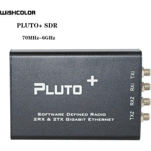 Wishcolor PLUTO+ SDR Transceiver Radio 70MHz-6GHz Software Defined Radio For Gigabit Ethernet Micro SD Card
