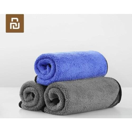 Youpin 30*30 Car Cleaning Towel Soft Cloth Duster Microfiber Car Wash Towel Water Absorption Anti-Static Wash Towel