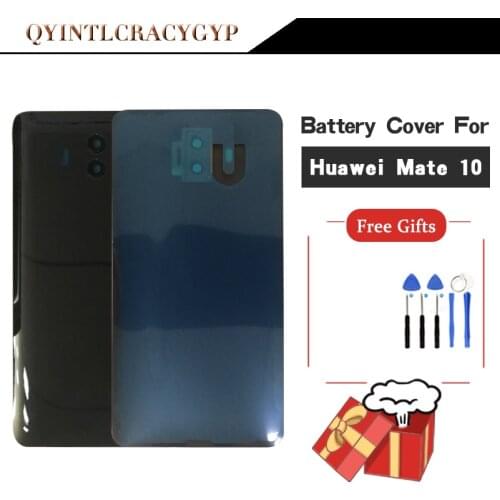 AAA Quality Battery Back Cover For Huawei Mate 10 Door housing Camera Lens Power For Huawei Mate 10 Back Case Replacement