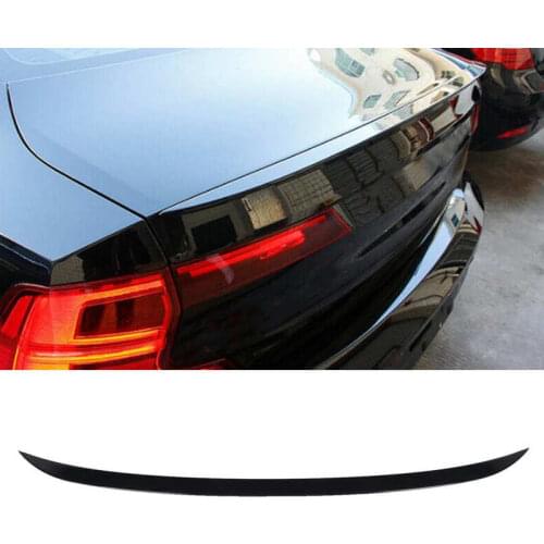 Tail Trunk Wing Spoiler Rear Lid for A Style Glossy Black Exterior Parts Fit for S90 2017 2018 2019 2020 Car Accessories