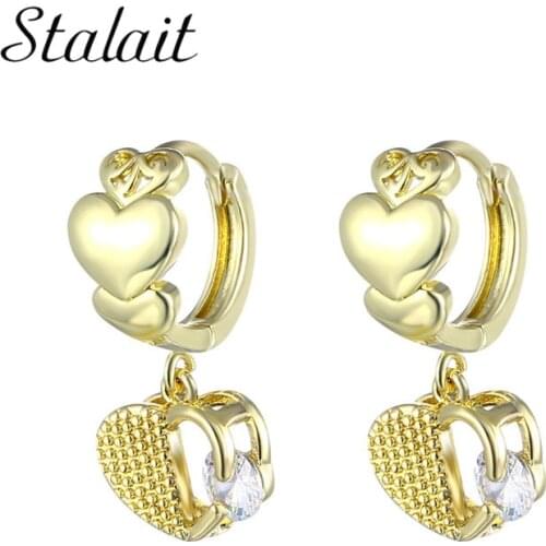Pearl Tear Drop Earring Dangle Earrings Gold Water Drop Crystal Butterfly Stone Zircon Heart Pearl Women Long Jewelry New