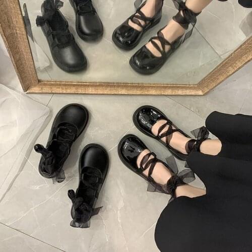 Women shoes 2021 Japanese Style Mary Jane shoes Women Vintage Soft Sister Girls flat Platform shoes College Student Lolita Shoes
