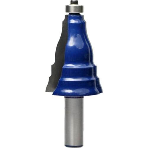 1pc 1/2 shank Lace milling cutters CNC Engraving High-speed steel router bits for wood woodworking tools Special Profiled knife