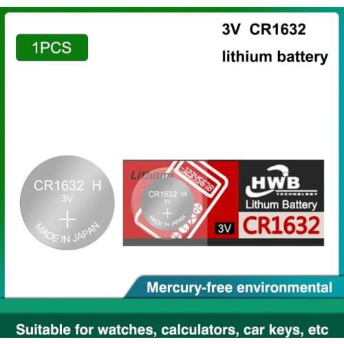 1Pcs/lot for maxell CR1632 1632 DL1632 3V Lithium Batteries Cell Button Coin Battery