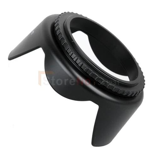 10pcs 49mm Flower LENS HOOD for canon for nikon 58mm lens filter screw