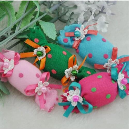 10Pc Fabric Candy Wedding Decor Appliques Sewing DIY Kids Accessories B208