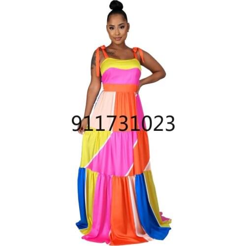 2021 Dashiki Patchwork Pleated African Clothes Africa Clothing Christmas Robe African Dresses For Women Long Maxi Dress
